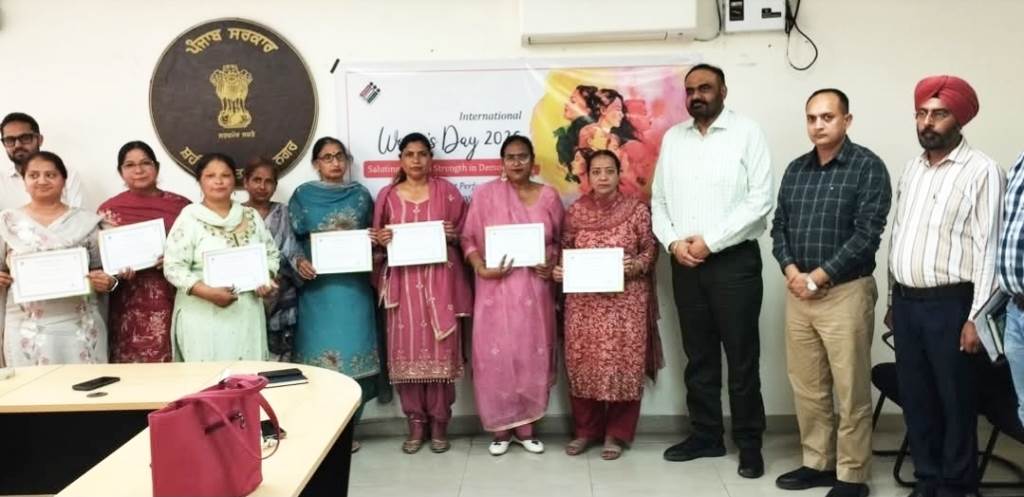 On International Womens Day DC Honoured Female BoothLevel Officers